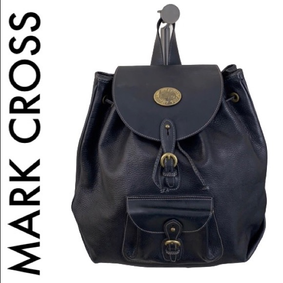 Mark Cross Handbags - MARK CROSS LARGE LEATHER LUXURY BACKPACK